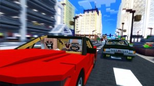 Когда житель деревни в Minecraft учится водить машину...