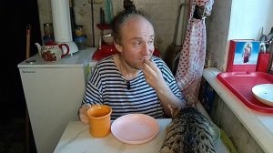 Завтрак с котями. Распаковка. НДС бывает разным. Мукбанг. Обжор. Еда на камеру. Диета. Шизофрения.