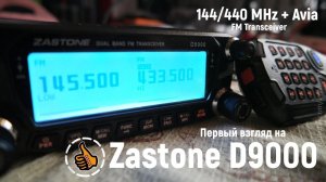 ZASTONE D9000 (ICOM IC-2820) 144/440 МГц 📻 Первый взгляд