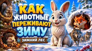 КАК ЖИВОТНЫЕ ПЕРЕЖИВАЮТ ЗИМУ | ЗИМНИЙ ЛЕС