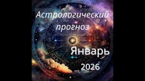 АСТРОЛОГИЧЕСКИЙ ПРОГНОЗ НА ЯНВАРЬ 2026 года
