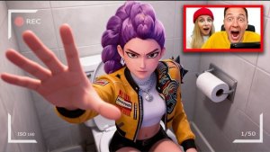 K-POP ОХОТНИКИ НА ДЕМОНОВ прямо сейчас У МОЕГО ДОМА!!!! Развлечения.