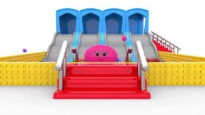 Веселая игра с цветными шариками - Обучающие видео