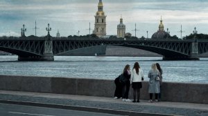 Петербург в 3 утра: Пустая Дворцовая набережная и улица Чайковского 🌑