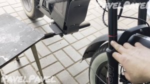 Kugoo Kirin v5.5 Установка вилки с регулируемым отскоком.