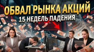 Обвал рынка акций. 15 недель падения подряд. Решения Банка России. Ситуация на СВО, внешняя политика