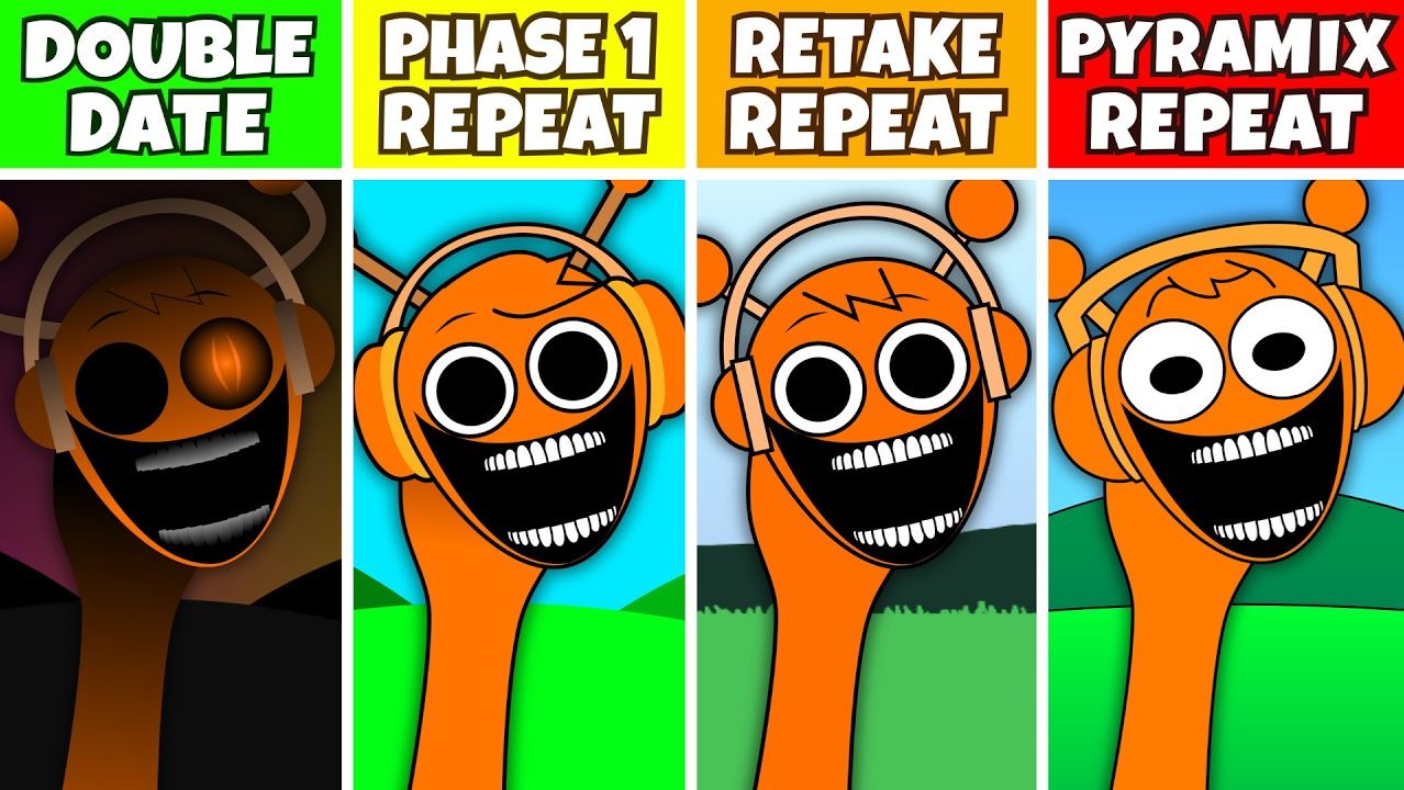INCREDIBOX SPRUNKI: ФАЗА 1, RETAKE, PYRAMIX 🔁 ПОВТОРЯЮТ ПОСЛЕ DOUBLE DATE! 💘🌀 смотреть онлайн