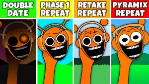 INCREDIBOX SPRUNKI: ФАЗА 1, RETAKE, PYRAMIX 🔁 ПОВТОРЯЮТ ПОСЛЕ DOUBLE DATE! 💘🌀