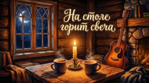На столе горит свеча. Святослав Любомиров