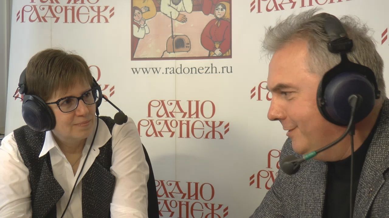 Ректор Института современного искусства Ирина Сухолет на радио "Радонеж" в программе А.Простокишина.