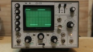 С1-77 - настройка калибратора и подготовка осциллографа к работе.