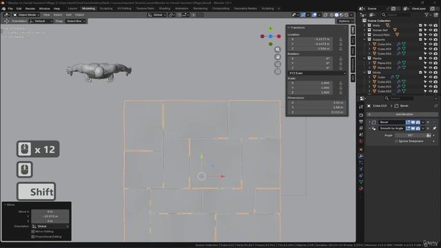 Blender 5 & UE5.7 Stylized Haunted Street Kit_part 2 смотреть онлайн