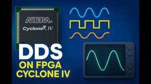 MINI_FPGA (Cyclone IV) #29 Эксперимент  10.2 — эксперимент с DDS (Direct Digital Synthesis)