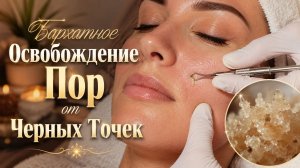 Нежное удаление акне и бархатная чистка внутренних сальных нитей