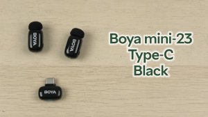 Розпаковка Boya mini-23 Type-C Black