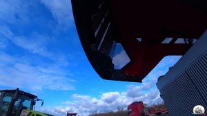 НОВЫЙ трактор К-743М - прибытие и разгрузка. ПУСК молотилки КОМБАЙНА РСМ-161.