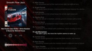 Neo Fusion Jazz Guitar – Drive Session ｜ 2 Hours for Work & Focus