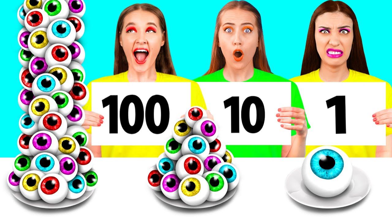 100 Слоев Еды Челлендж # Сумасшедшие Кулинарные Идеи от Fun Challenge смотреть онлайн