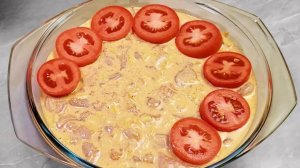 Самый простой и быстрый рецепт. Мясная запеканка с овощами. Очень ВКУСНЫЙ РЕЦЕПТ.