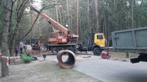 Авария на водопроводе в Минске (видео)