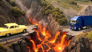 Cars vs Giant Crater #4 ▶️ BeamNG Drive