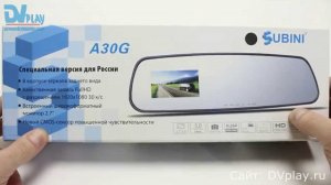 Subini A30G - автомобильное зеркало с видеорегистратором