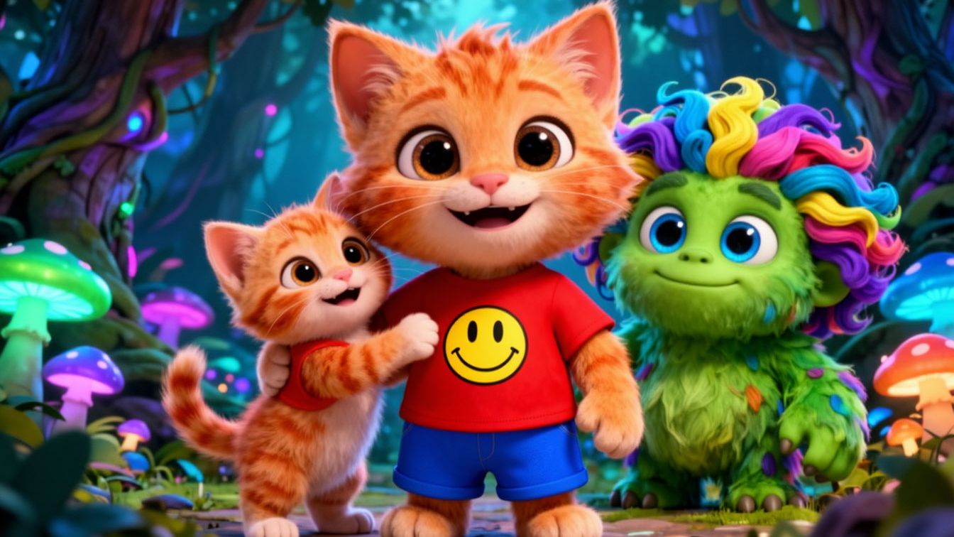 🐱СКАЗКА ПРО КОТЁНКА: КАК КОТЁНОК ПЕРЕСТАЛ БОЯТЬСЯ ЧУДОВИЩ! ВИДЕОКНИГИ ДЛЯ ДЕТЕЙ