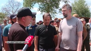Магомед Рамазанов проверил ход восстановительных работ в Дербентском и Хасавюртовском районе