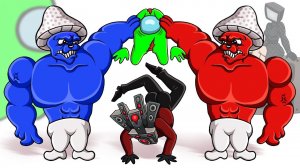 Секретные Агенты 💪СМУРФ КОТЫ против 🗿АМОГУСА!!!