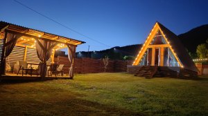 Алтай ⛰️Обзор домика и территории 🏝️ 🏕️🛖