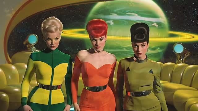 My Own Personal Planet   Retro Sci-Fi Dance Music Video