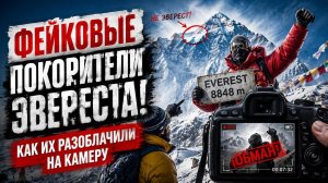 Фейковые покорители Эвереста! Как их разоблачили на камеру!