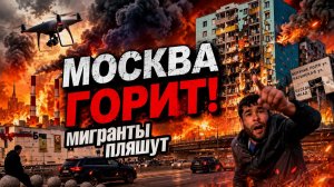 МОСКВА ГОРИТ, МИГРАНТЫ ПЛЯШУТ! #россия #важное
