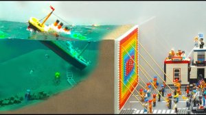 Сможет ли ГОРОД УСТОЯТЬ после ПРОРЫВА ДАМБЫ LEGO ?