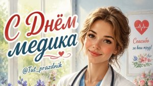 С днём медика! Самая лучшая музыкальная открытка.