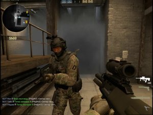 Играем в CS:GO мясорубка с ботами