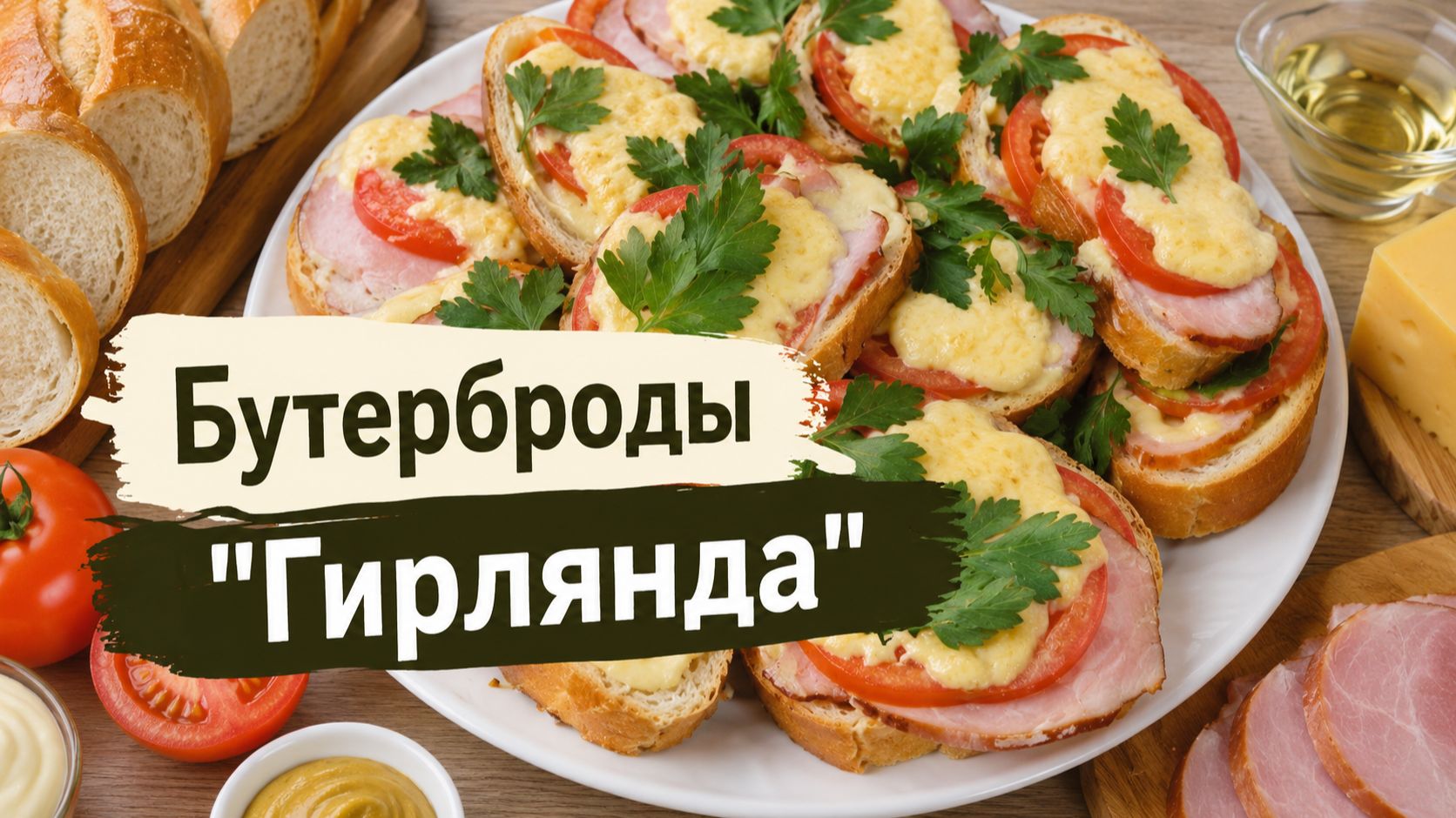 Бутерброды "Гирлянда"