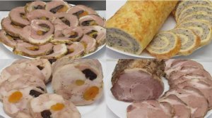 Вы просили МЯСО! Сразу 4 рецепта - Мясные закуски на праздничный стол!