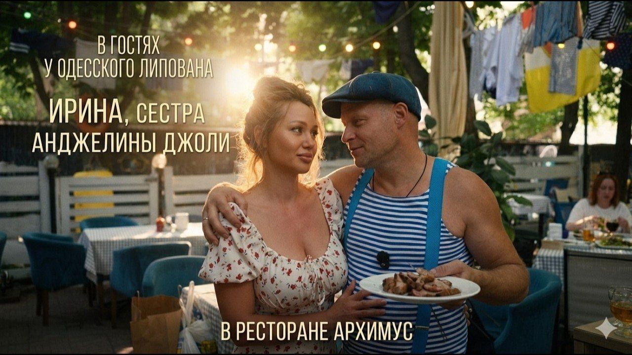Ирина - Анджелина Джоли в «Архимусе» Самый колоритный ресторан Одессы! 🔥 серия 2 смотреть онлайн
