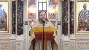 Иерей Димитрий Полещук, проповедь в Неделю 3-ю по Пятидесятнице после Литургии