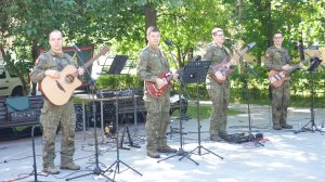 В военном клиническом госпитале имени Бурденко прошёл концерт «Запорожских спартанцев» полка 1430