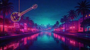 Mumbai Neon ｜ Sitar Synthwave & Indian Percussion ｜ Late Night Focus Music