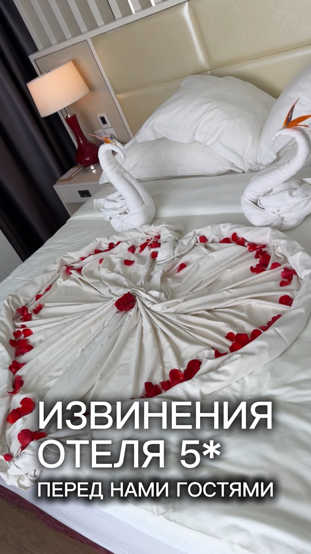 Извинения от отеля 5*