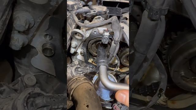 Стук и треск при запуске M276 Mercedes CLS W218 🍌🍌🍌 Ремонт VANOS