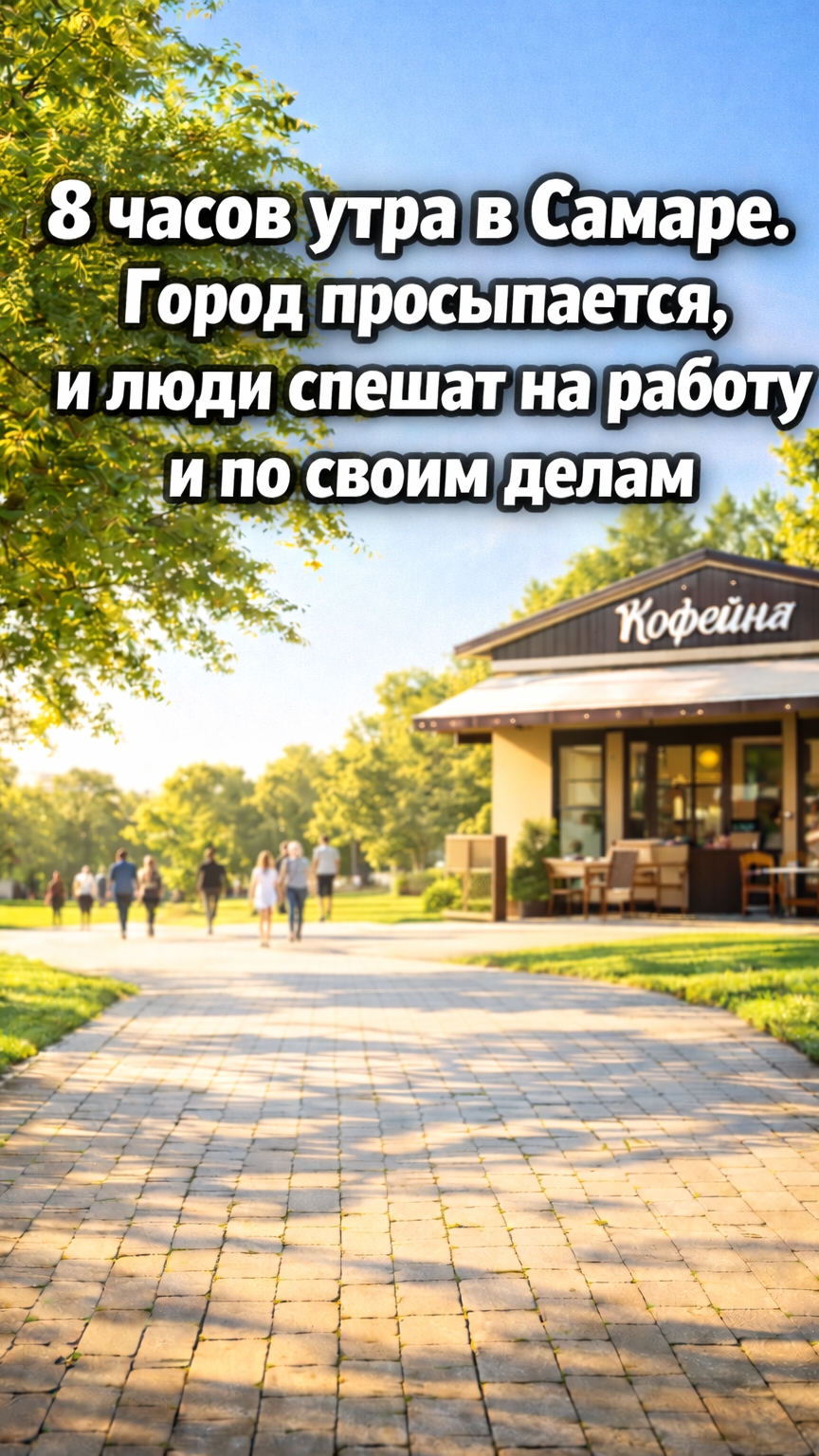 **Самарское утро: Кофе, работа, суета** ☕