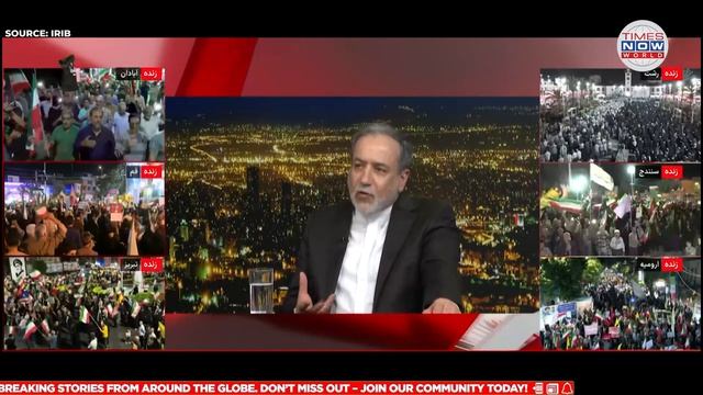 Iranian Foreign Minister Abbas Araghchi gives an interview, June 15, 2026 смотреть онлайн