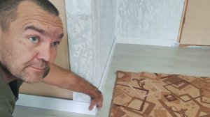 Широкие пластиковые плинтуса без уголков (Новинка) #ремонт #плинтус #дача