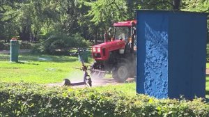 Гуляю с сыном в парке Кузьминки и далее едем на дачу