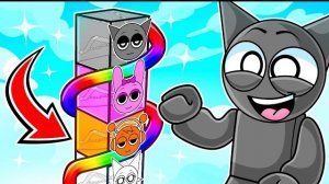 Отряд Спрунки играл в БАШНЮ ТРОЛЛЕЙ СПРУНКИ в Roblox!