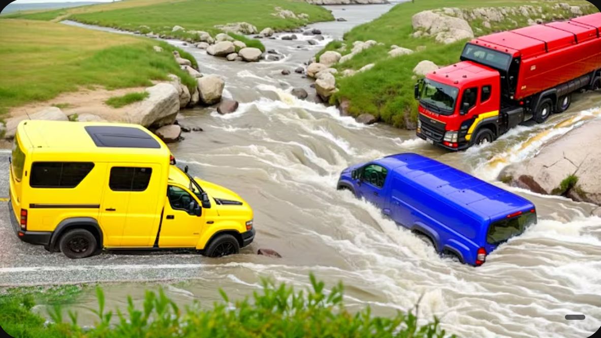 Автомобили против быстрых рек — BeamNG Drive — 🔥 ULTIMATE Edition: Компиляция смотреть онлайн